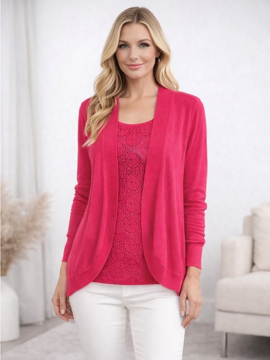 Liz Claiborne Sweaters - Women’s Sweater + Matching Shirt Set | 2-Piece Layered Outfit Cozy Chic